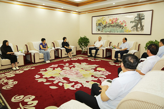 建行河南省分行項目評估中心總經(jīng)理王洪亮一行調(diào)研2×60萬機(jī)組項目
