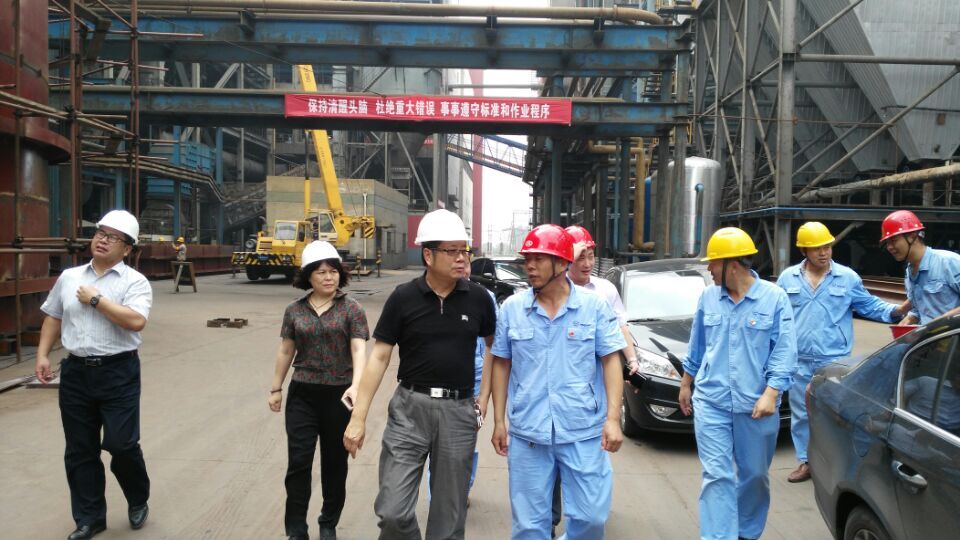 洛陽(yáng)市發(fā)改委副主任王建中等一行到萬基檢查工作